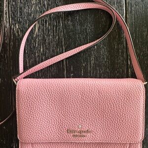 Kate Spade Blush Pebbled Crossbody Bag